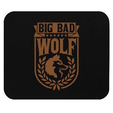 Discover big bad wolf quote Mouse Pads