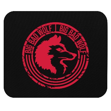 Discover big bad wolf quote Mouse Pads