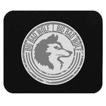 Discover big bad wolf quote Mouse Pads