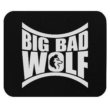 Discover big bad wolf quote Mouse Pads