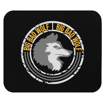 Discover big bad wolf quote Mouse Pads