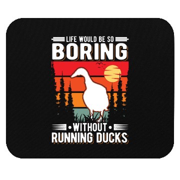 Discover Running Duck Gift Bottle Mouse Pads