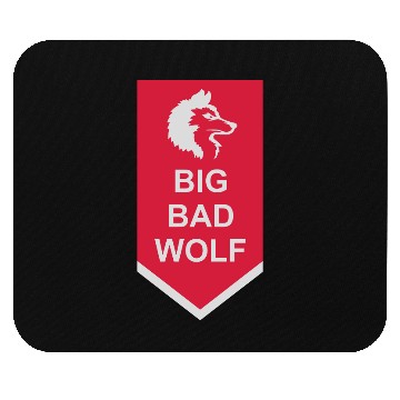 Discover big bad wolf quote Mouse Pads