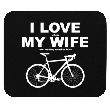 Discover I LOVE MY WIFE Essential Mouse Pads