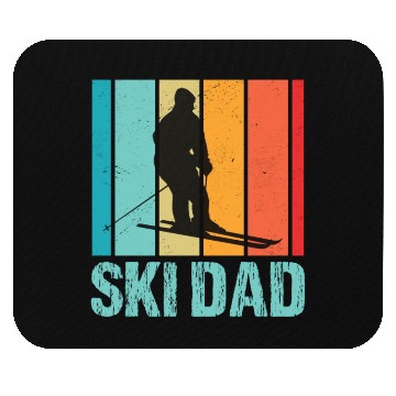 Discover Ski Winter Skiing - Ski Dad Mouse Pads