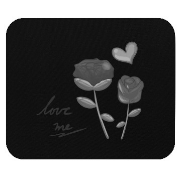 Discover two flowers nature plant flower grey Mouse Pads