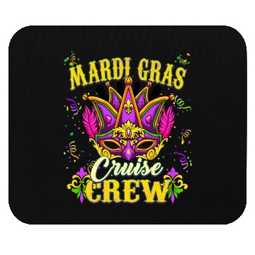 Discover Mardi Gras Cruise Crew Mouse Pads