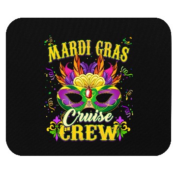 Discover Cool Mardi Gras Cruise Crew Mouse Pads