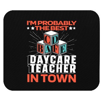 Discover Daycare Teacher Funny Mouse Pads
