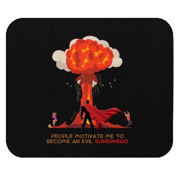 Discover Evil Superhero Mouse Pads