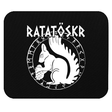 Discover Ratatoskr Norse Squirrel Viking Vikings Mouse Pads