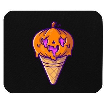 Discover Ice cream pumpkin halloween it snow Mouse Pads