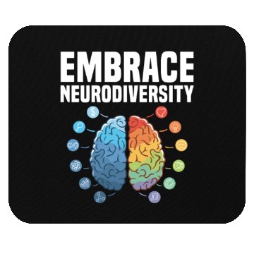 Discover Embrace Neurodiversity Mouse Pads