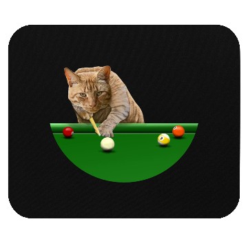 Discover 9 BALL POOL CAT Mouse Pads
