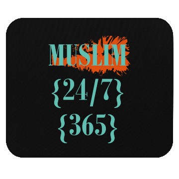 Discover MUSLIM 247 365 GREEN Mouse Pads