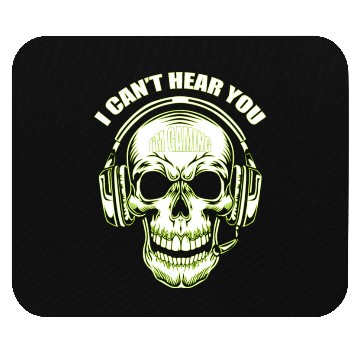 Discover i can't hear you i'm gaming. Mouse Pads