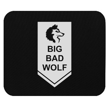 Discover big bad wolf quote Mouse Pads
