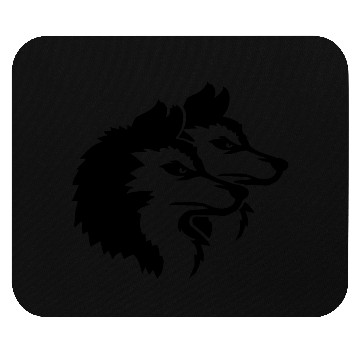 Discover Alpha Wolf Pack Logo Mouse Pads