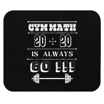Discover Gym math Mouse Pads