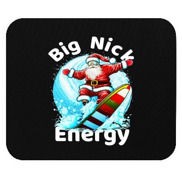 Discover Big Nick Energy,Retro Santa Mouse Pads