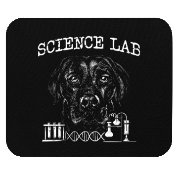 Discover Science Lab Science Lover Biology Teacher Labrador Mouse Pads