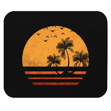 Discover Palm tree Summer Beach Mouse Pads