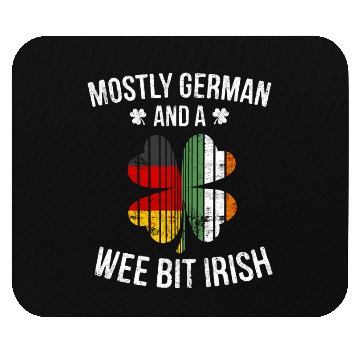 Discover German Wee Bit Irish Germany Patrick Day Mouse Pads