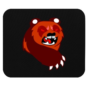 Discover angry panda Mouse Pads