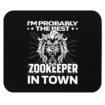 Discover Zookeeper Lion Mouse Pads