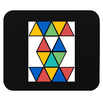 Discover Abstract triangle Mouse Pads