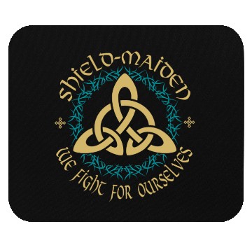 Discover Shield-Maiden Celtic Knot Vikings Viking Mouse Pads