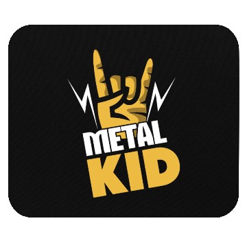 Discover Rock Sign Rocker Hand Metal Kid Metal Lover Mouse Pads