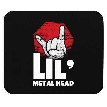 Discover Rock Sign Rock Hand Little Metal Kid Music Lover Mouse Pads