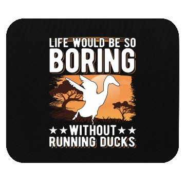 Discover Running Duck Gift Bottle Mouse Pads