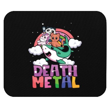 Discover Shark Unicorn Panda Cat Love Metal Music Rock Mouse Pads