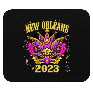Discover New Orleans 2023 Mardi Gras Festival Mouse Pads