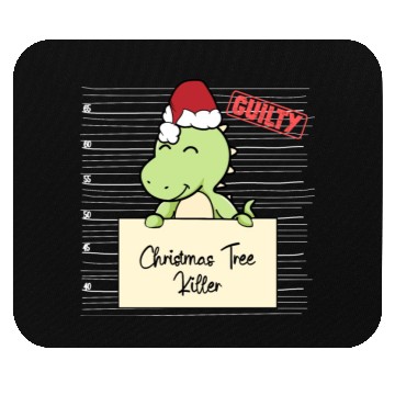 Discover Dinosaur christmas funny prison Mouse Pads