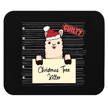 Discover Llama christmas funny prison Mouse Pads