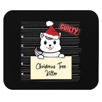 Discover Unicorn cat christmas funny prison Mouse Pads