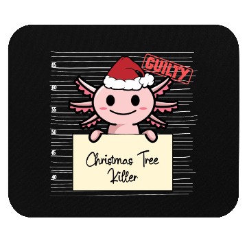 Discover Axolotl christmas funny prison Mouse Pads