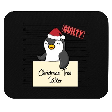 Discover Penguin christmas funny prison Mouse Pads