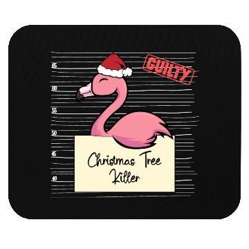 Discover Flamingo christmas funny prison Mouse Pads