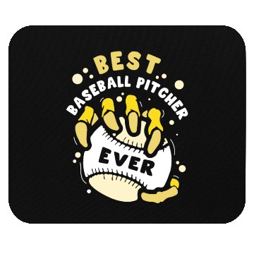 Discover Best Baseball Pitcher Ever Hobby Player Sayings Mouse Pads