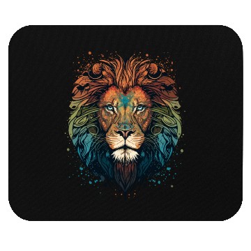 Discover Mandala Lion Mouse Pads