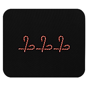 Discover Christmas Gift Christmas Candy Canes Mouse Pads