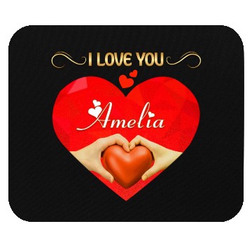 Discover I love you Amelia Mouse Pads