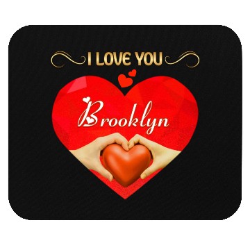 Discover I love you Brooklyn Mouse Pads