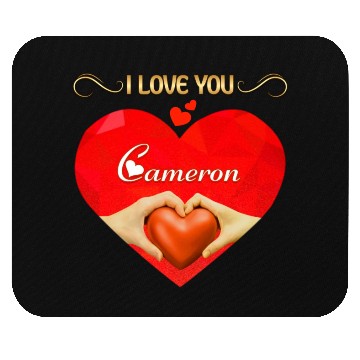 Discover I love you Cameron Mouse Pads