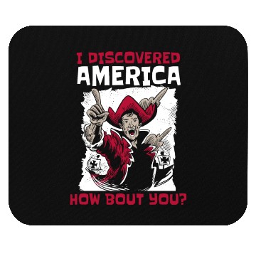 Discover Columbus Day 1492 Mouse Pads