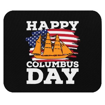 Discover Columbus Day 1492 Mouse Pads